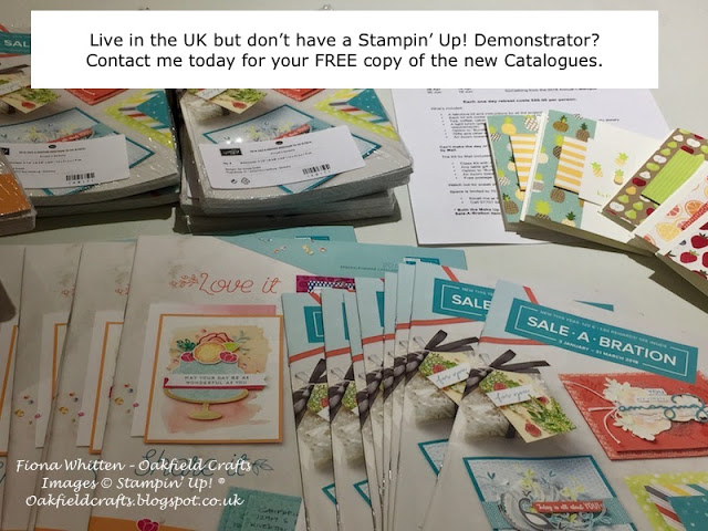 Free Catalogues, Stampin' Up!, Spring/Summer, Sale-A-Bration