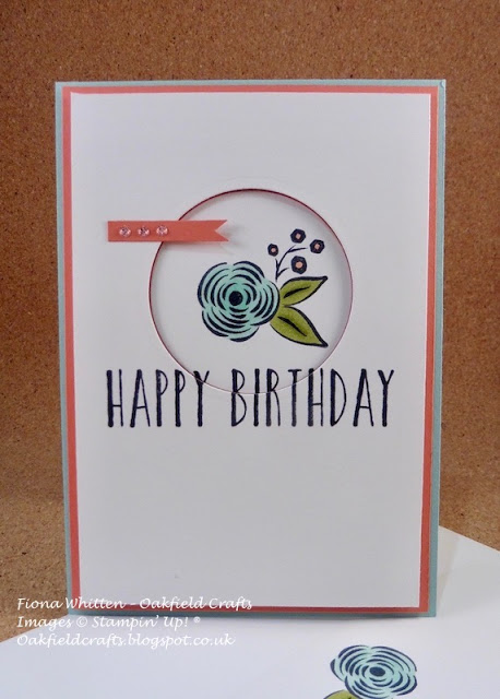 Perennial Birthday, card challenge, #oakfieldcrafts, # stampinupuk