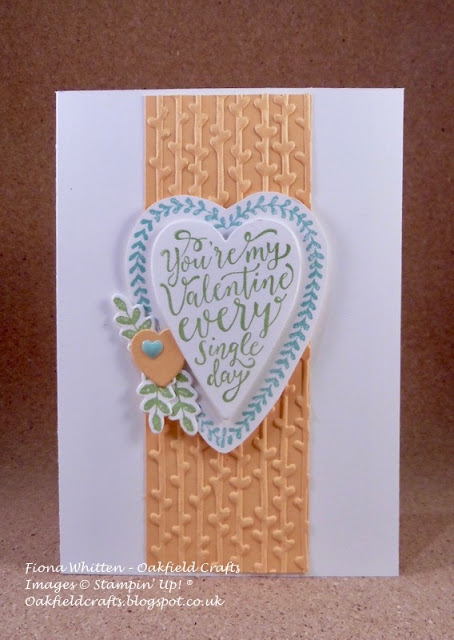 Valentines, Stampin' Up!, Oakfield Crafts