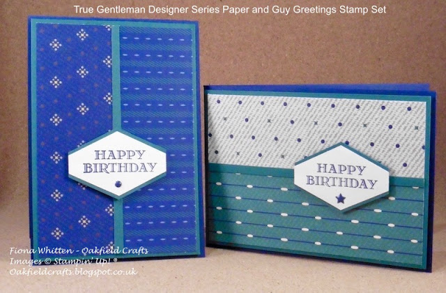 True Gentleman, Guy Greetings, card for men, Oakfield Crafts, Stampin' Up! UK