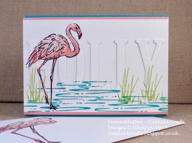 Technique, Fabulous Flamingo, Oakfield Crafts, Stampin' Up!
