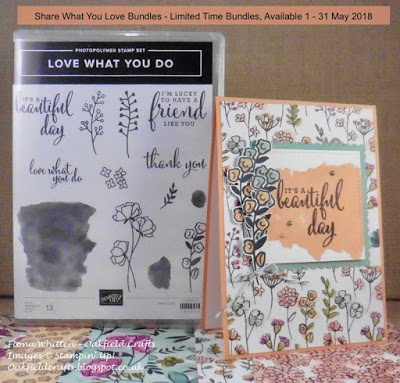 Love What You Do, Oakfield Crafts, Stampin' Up! UK, sneak peek