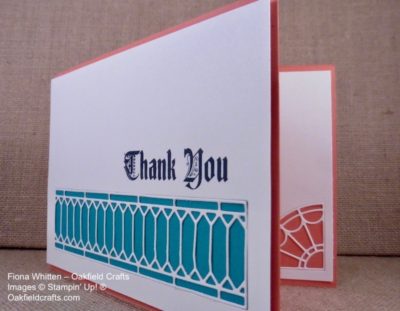 Thank you, Stampin' Up!, Oakfield Crafts, Painted Glass