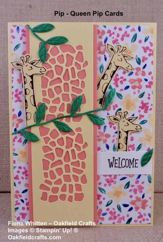 Animal Outing Welcome swap card