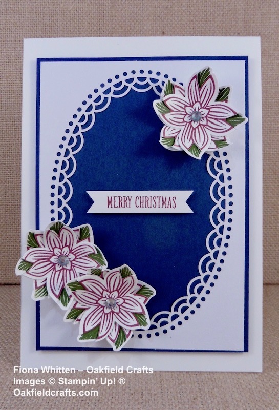 Alaska blog hop Christmas card made using the Pop of Petals stamp set