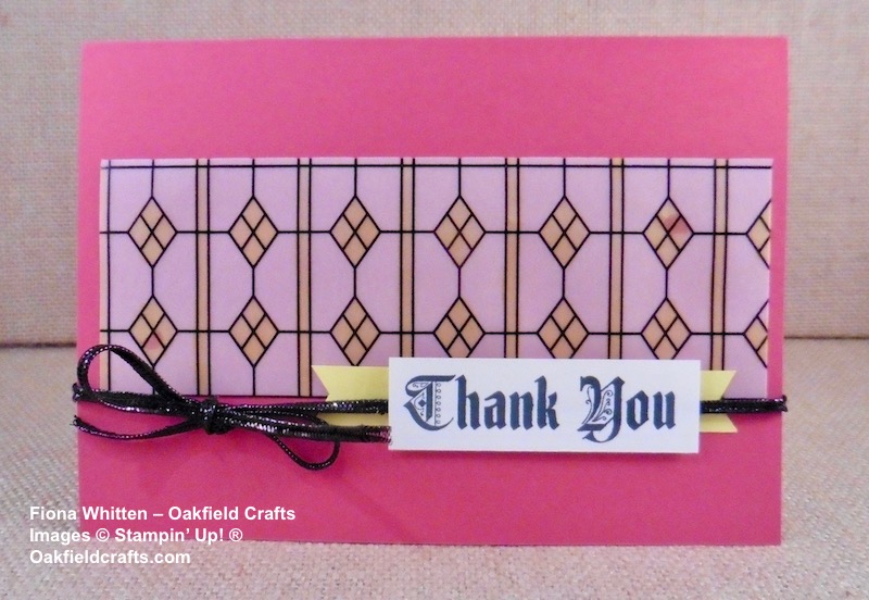 Graceful Glass and Stampin Blends OnStage card