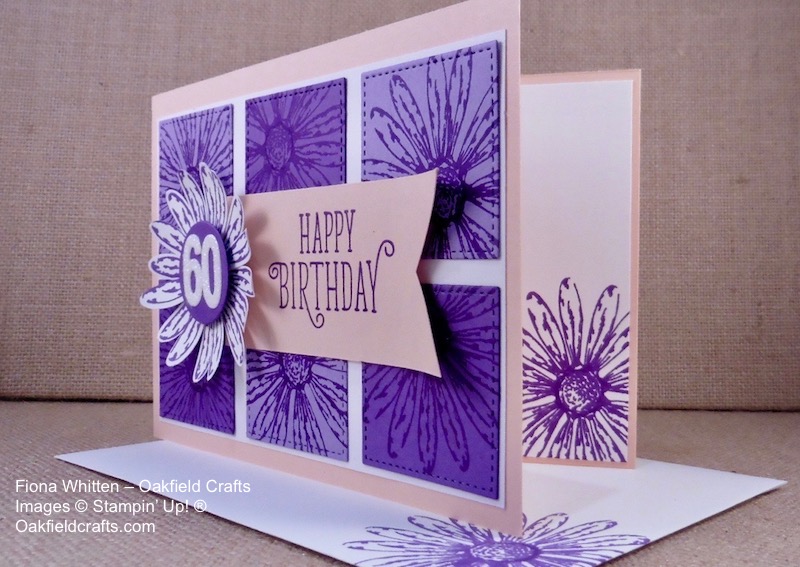 One of the cards for the recent Big Birthdays using Daisy Delight