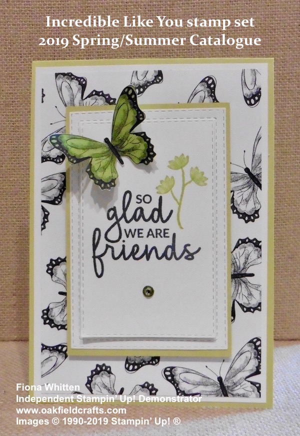 Incredible Like You card for the avid crafter