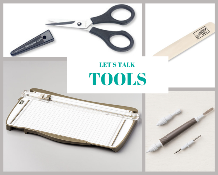 Let's Talk - Tools. My 5 must haves for your basic craft kit.