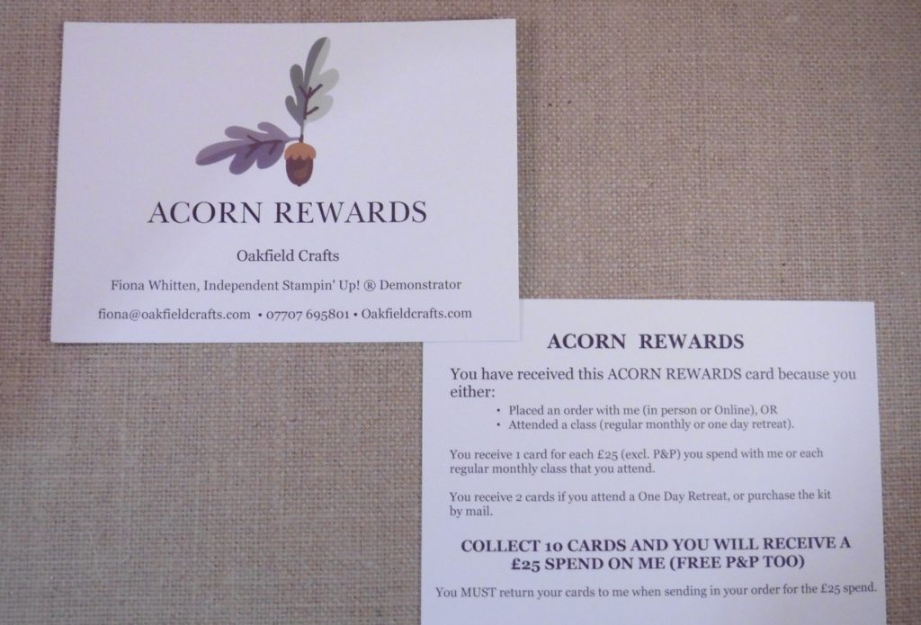 Acorn Rewards cards
