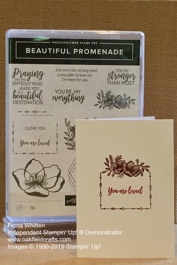 Simple stamping saturdays no.12 Beautiful Promenade