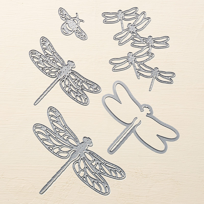 Detailed Dragonflies to coordinate with Dragonfly Dreams stamp set