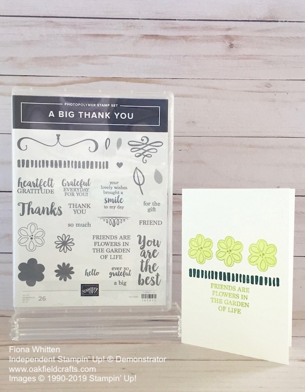 Simple Stamping Saturdays No.13 - A Big Thank You