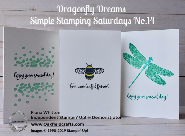 Simple Stamping Saturdays No.14 - Dragon Fly Dreams