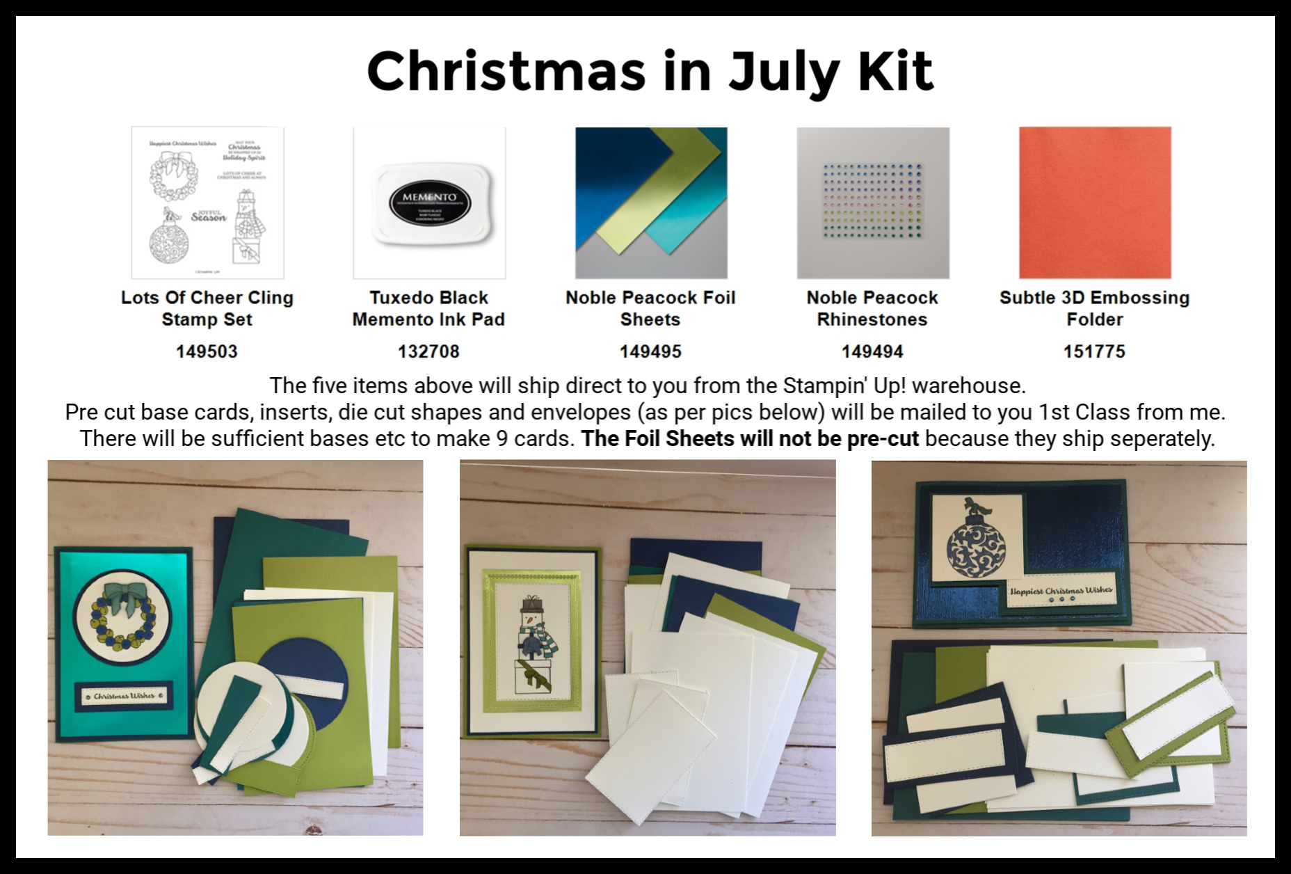Christmas in July kit