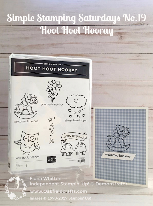 Simple Stamping Saturdays No.19 - Hoot Hoot Hooray