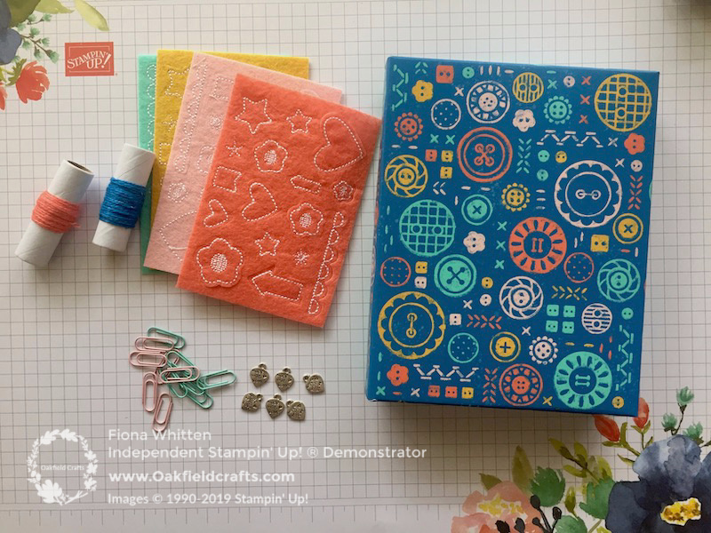 felt stitched flowers and other cute die cuts