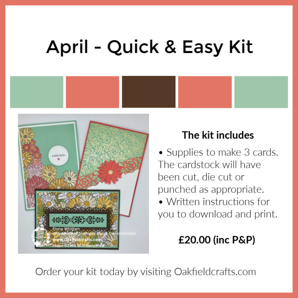 Now Available Kits and Tutorials - April 2020 Quick and Easy