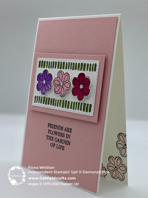 Latest Colour Challenge - A Big Thank You stamp set