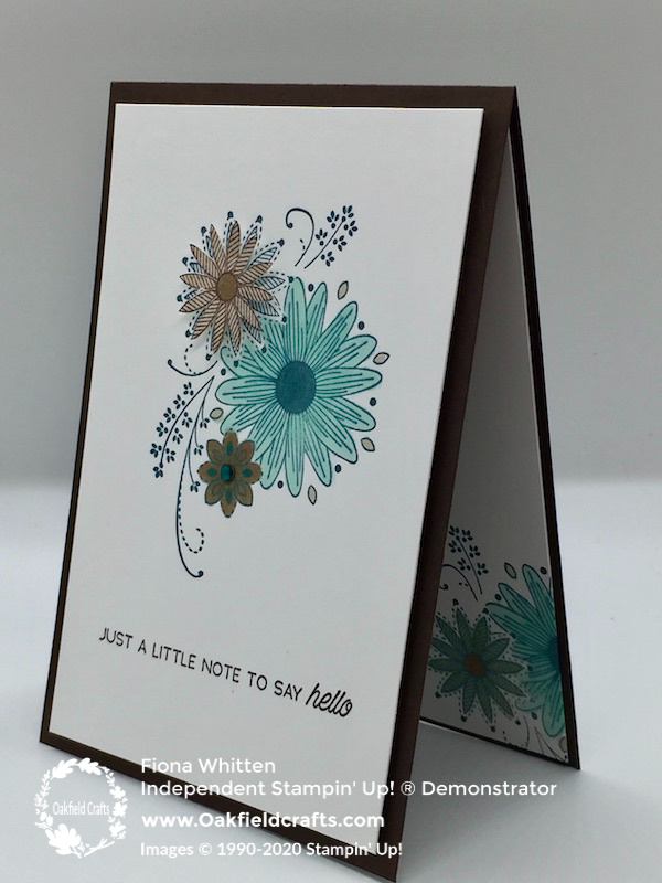 new colour challenge using the A Little Lace stamp set from Stampin' Up!