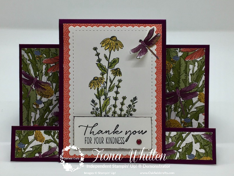 quick and easy stepper card with dandy garden