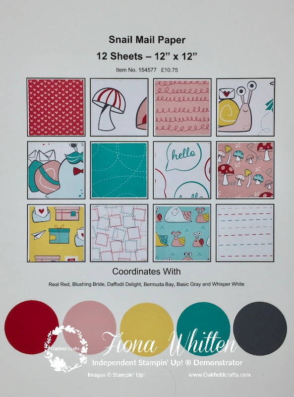 Snail Mail Designer Series Paper from Stampin' Up!