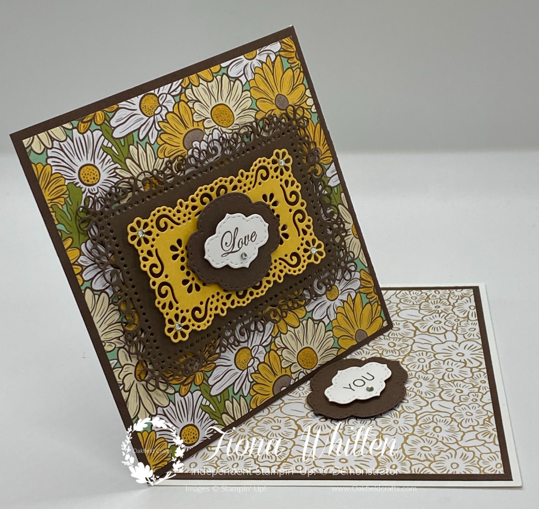 Twisted Easel Card Ornate Garden from Stampin' Up