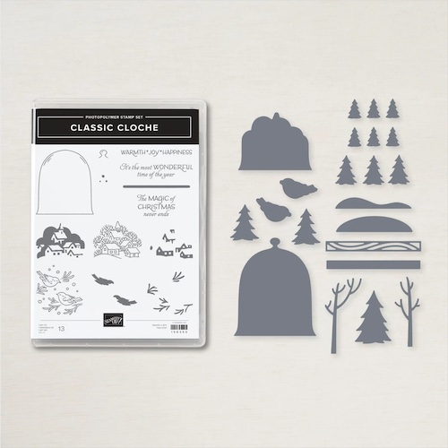 Use the Classic Cloche Bundle to create clean and simple cards