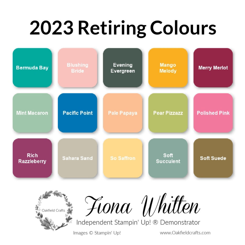 Time for a colour refresh - what's leaving